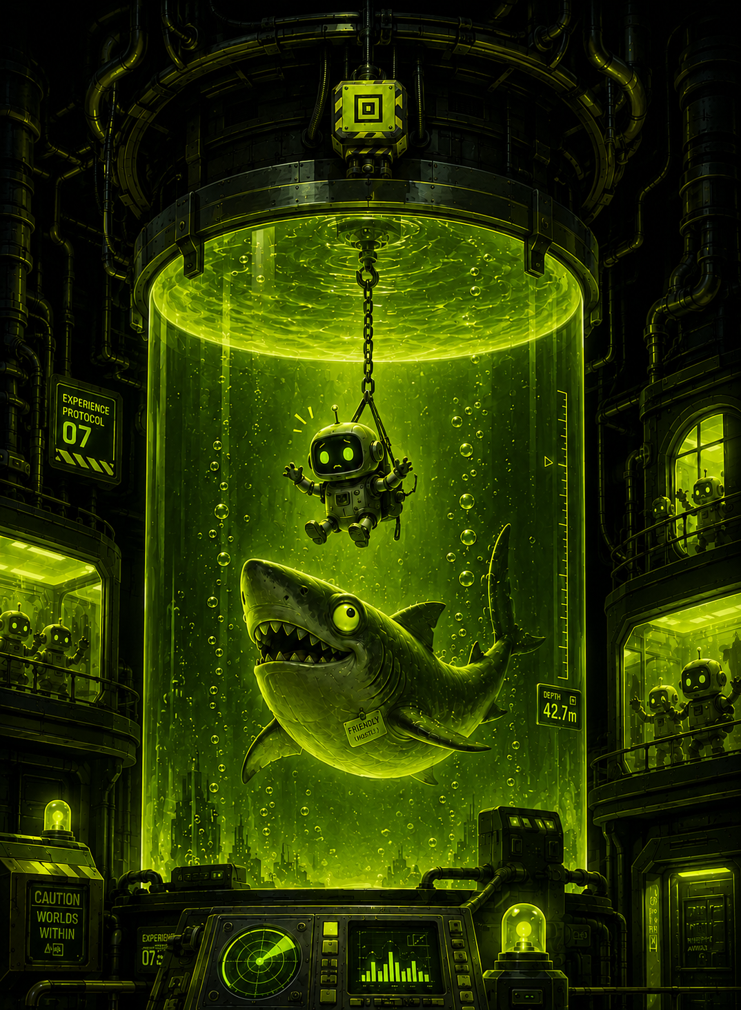 Immersive experience tank concept art