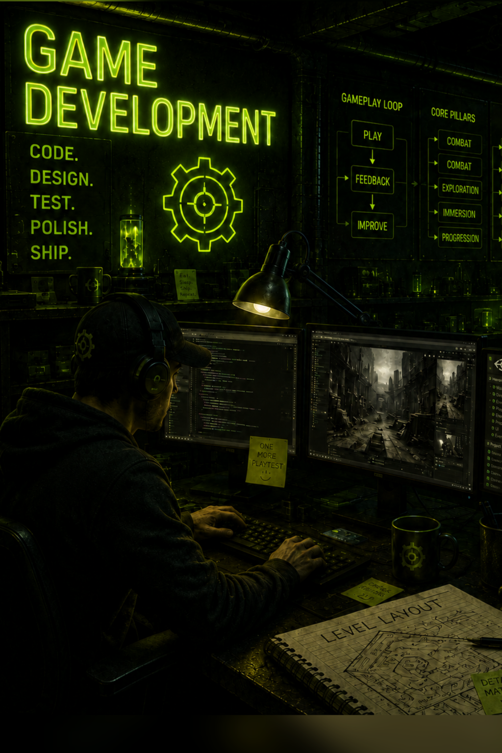 Game development concept art